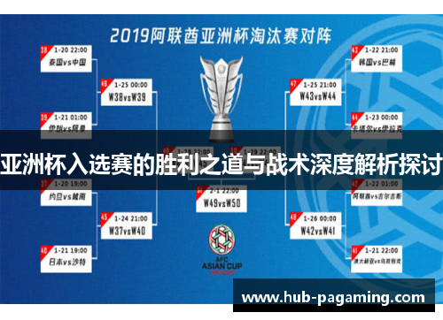 亚洲杯入选赛的胜利之道与战术深度解析探讨 亚洲杯入选赛的胜利之道与战术深度解析探讨